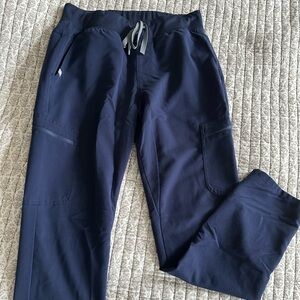 Women’s Navy straight leg scrub pants